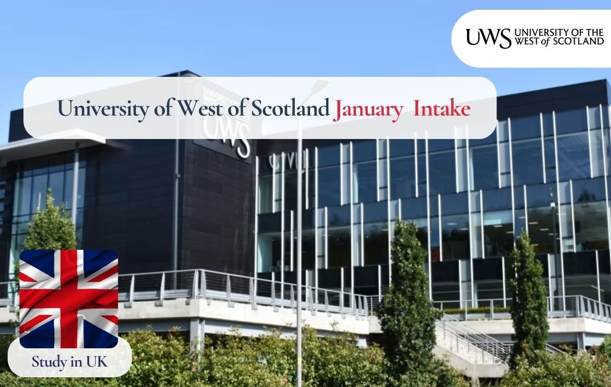 University of West of Scotland January Intake UK 2026: Deadline, Admission Process, Ranking, Courses
